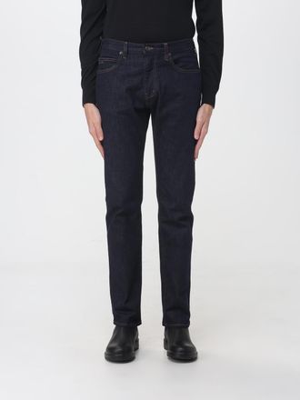 Emporio Armani Mid-Rise Skinny Fit Jeans in Cotton Denim