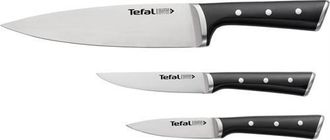 T-fal Ice Force Conjunto De Cuchillos Negro 3 Piezas