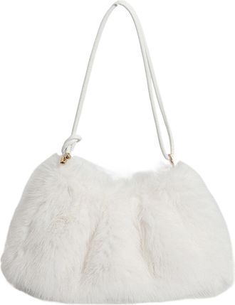 Generic Fashion Bag, Winter Plush Clutch Bag, Multi-Purpose 8 Pouch, Portable Bag for Commuting Plush Shoulder Bag, Winter Plush Clutch Bag, Multi-Purpose Eig