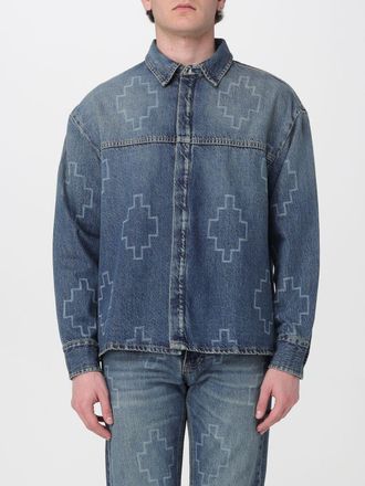 Marcelo Burlon Camicia casual County Of Milan in cotone con stampa monogram