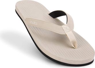 indosole Womens Essential Flip Flop In Sea Salt