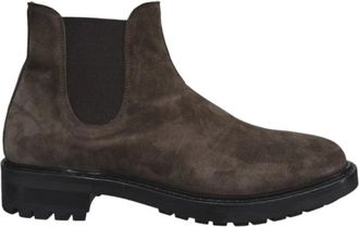 Alexander Hotto Schoenen, Heren, Bruin, 39 EU, Leer, Beatles Chelsea Boot