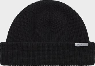 Balenciaga Logo Wool Beanie