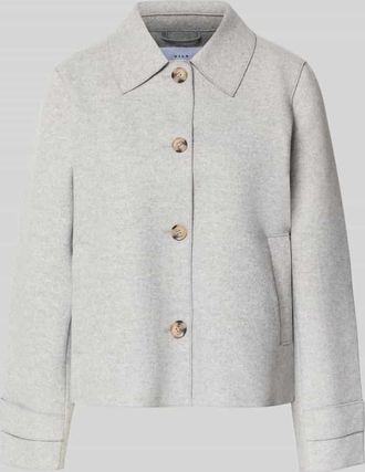 Vila Jacke mit Umlegekragen Modell Juice in Hellgrau, Gr&ouml;&szlig;e 34