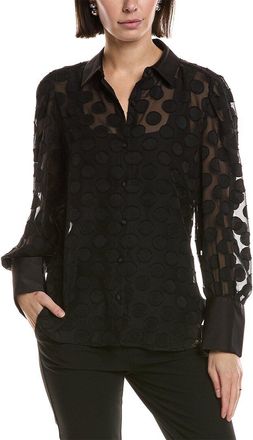 Shelli Segal Puff Sleeve Top