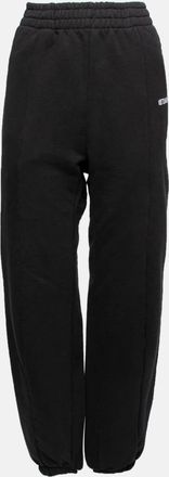 VETEMENTS Black Rib Knit Elasticized Waist Trousers