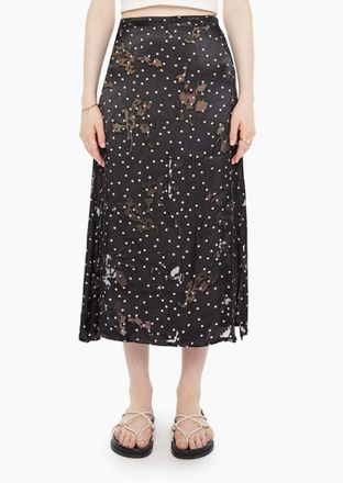 Natalie Martin Anita Skirt In Midnight Burnout