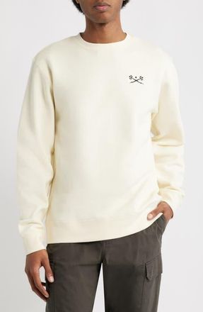 Dark Seas Go-To II Fleece Sweatshirt in Bone at Nordstrom, Size Xx-Large