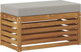 vidaXL Banco De Taburete Exterior Madera De Acacia S&oacute;lida Vidaxl