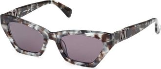 Max Mara MM0057 55C Womens Sunglasses Tortoiseshell Size 52