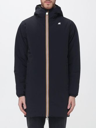 K-Way Giacca a vento Jacob reversibile e impermeabile con cappuccio