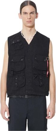 Alpha Industries Vests - Heren - Bodywarmers - Zwart - M - Jassen