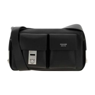 Ferragamo Uomo, Borse, Nero, Taglia unica, new