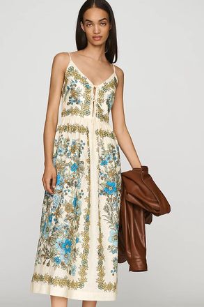 Alemais Sophia Linen Midi Dress
