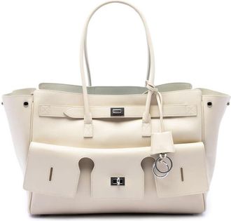 Balenciaga Pre-owned Balenciaga Medium Smooth Calfskin Bel Air Carry All Tote Ladies DFGRIBSHVVQ43CLD