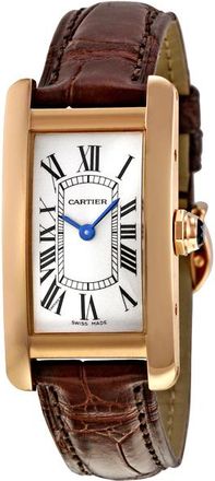 Cartier Pre-owned Cartier Tank Americaine Silver Dial Ladies Watch W2607456