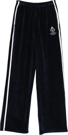 Sporty & Rich Side-stripe Logo-detail Track Pants