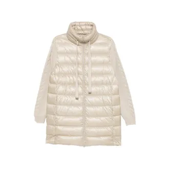 Herno Quilted Panelled Zip-up Coat