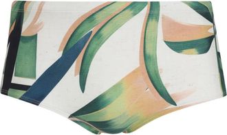 Lygia & Nanny graphic-print swimming trunks - men - Elastane/Polyamide - 46 - White