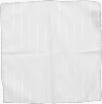 Corneliani Striped Silk Pocket Square size Unica