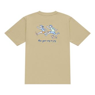 New Balance Running Graphic T-Shirt Asia Sizing Tan NEE26121-LB