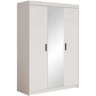 Mirjan24 Mobilier1 - Armario Novduni 102, Blanco, 191x133x53cm, Puertas De Armario: Con Bisagras, N&uacute;mero De Estantes: 0