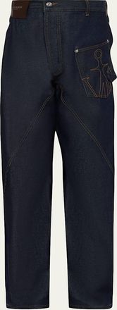 J.W.Anderson Twisted Straight-Leg Workwear Jeans