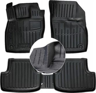 OEM Alfombrillas Y Limpiaparabrisas De Goma Para Vw Golf 7 2012-2020 (canales Ud)