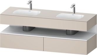 Duravit Qatego Lavabo Encastrado Con Base De Lavabo Consola, - Duravit