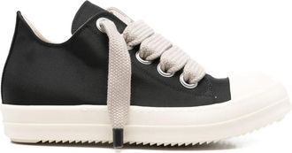 Rick Owens Jumbolace lace-up low-top sneakers - Black