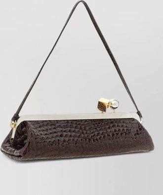 Jacquemus la pochette salon leather shoulder bag