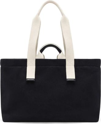 Dolce & Gabbana Womens Logo-Printed Shoulder Bag Blue Leather