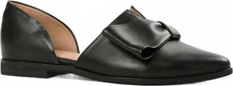 All Black Womens DOrsay Flats In Black