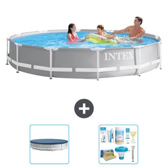 Intex Piscina Prism Frame Redonda - 366x76 Cm - 5-piezas S22480