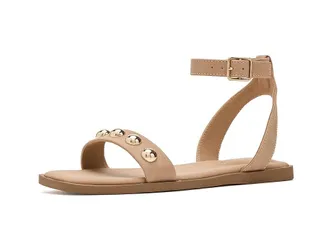 Journee Collection Primrose Womens Sandals Tan Nubuck : 7.5 M, Synthetic