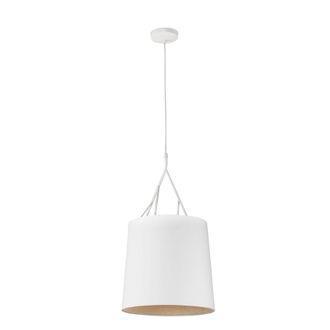 Netlighting Tree 1 Light Ceiling Pendant White with Shade E27