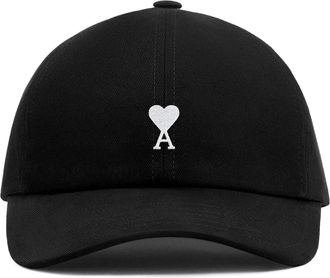 Ami Quota Black Ami De Coeur Cotton Cap