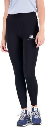 New Balance Essentials Stacked Logo Cotton Leggings XS, Black