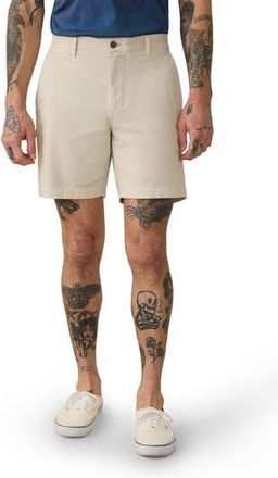 Faherty Essential 8-Inch Chino Shorts in Stone at Nordstrom Rack, Size 40