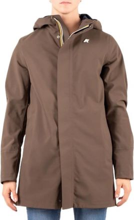 K-Way Marlyn Bonded Jacket - Heren - Parka Jassen - Bruin - XS - Polyester - Jassen