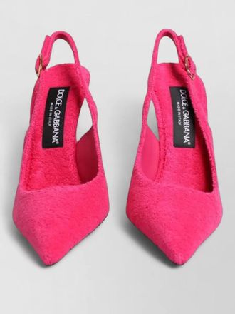Dolce & Gabbana cotton slingback sandals