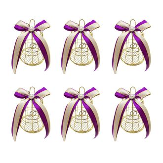 OEM Caja De Dulces Para Bodas De 6 Piezas, Caja De Embalaje - Morado