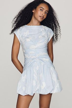 AMUR Rowyn Ruched Bubble Dress