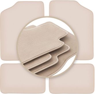 OEM Alfombrillas Beige Premium Para: Renault 5 Ii Hatchback 1986-1993