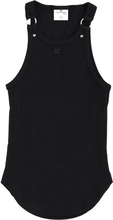 Courr&egrave;ges 90sOberteil mit Schnallen