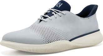 Cole Haan 6.Zerogrand Quick-On Laser Cut Oxfords Mens Shoes Harbor Mist Nubuck/Light Whiskey/Ivory : 11.5 D - Medium, Leather