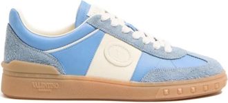 Valentino Garavani Schoenen, Dames, Blauw, 38 1/2 EU, Upvillage Sneaker