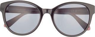 Kate Spade New York nathalie 55mm gradient round sunglasses in Black Pink at Nordstrom Rack