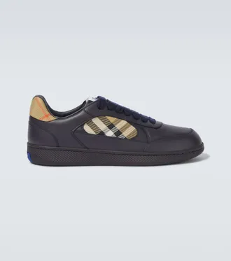 Burberry Stevie Black Leather Sneakers from $623.00 - on