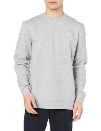 Oakley Mens Relax Crew Sweatshirt 2.0, New Granite Heather, XXL